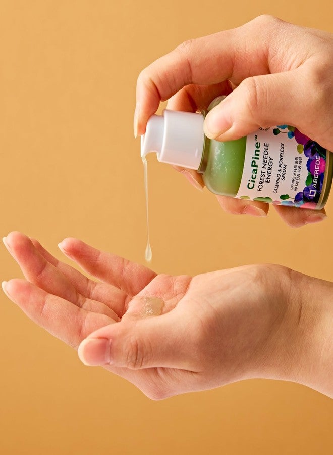 ABEREDE Cicapine Forest Needle Energy Calming & Poreless Serum 1.69 fl oz / 50ml, Cica + Pine Extract Soothing Serum, Hydrating Pore-Tightening, Lightweight Vegan K-Beauty, Vegan K-Beauty Skincare - Image 3